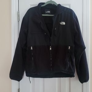 North face full zip up black, unisex